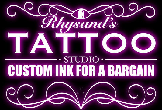 Rhysand's Tattoo Studio vinyl sticker