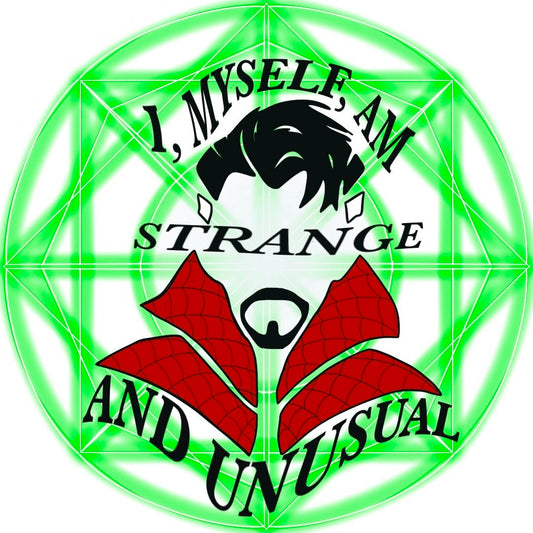 Dr Strange x Lydia Deets mash up vinyl sticker