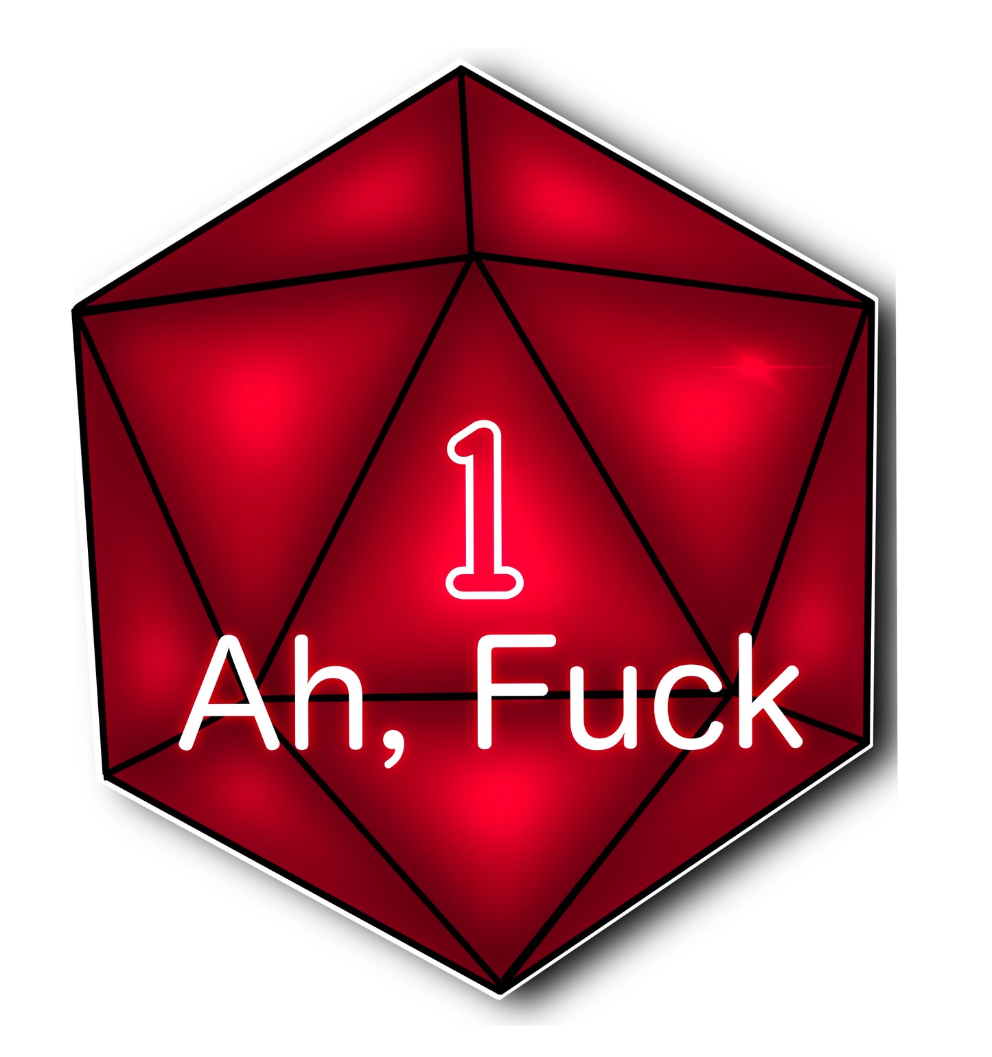 DND Nat 1 Sticker