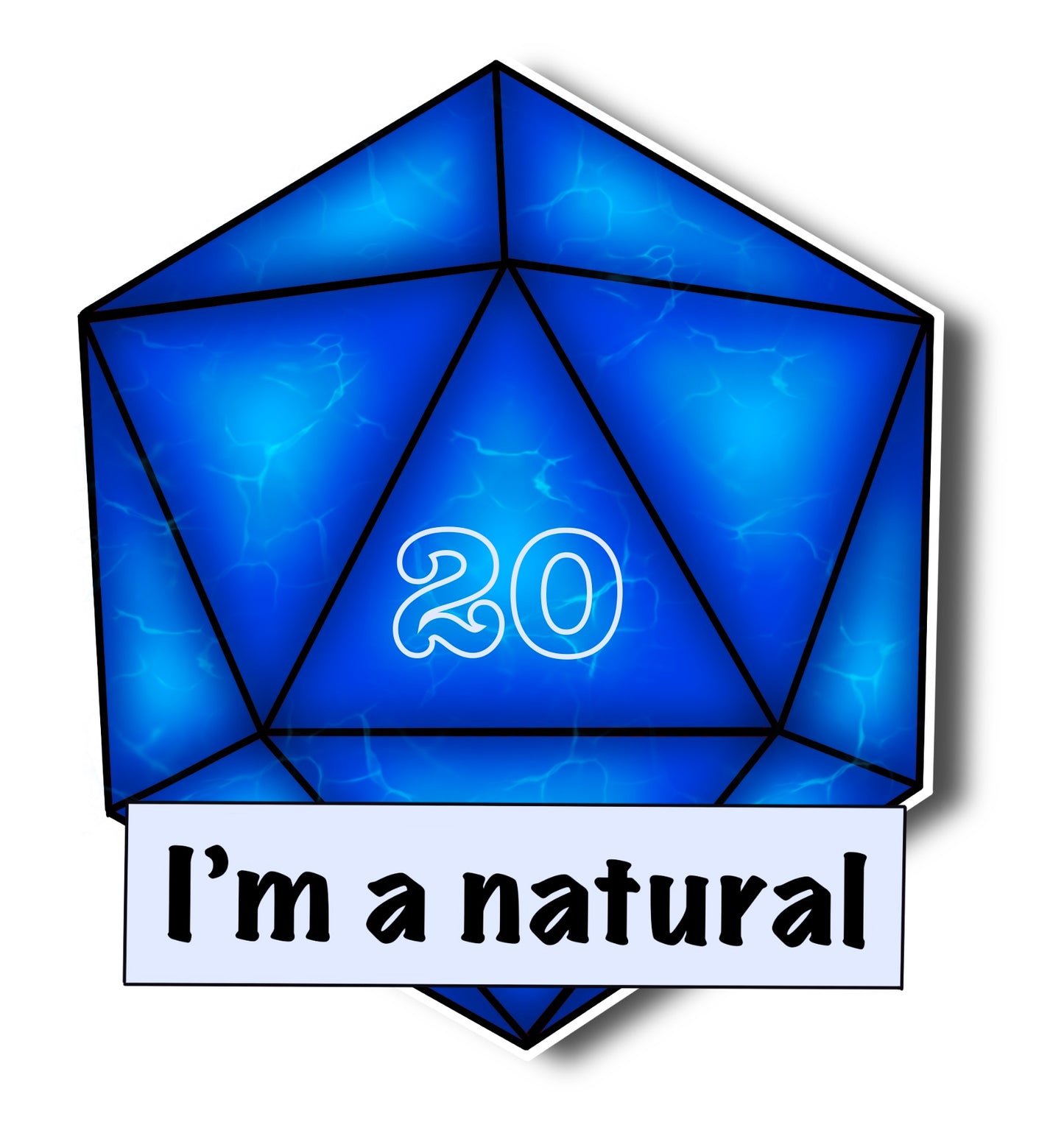 Nat 20 DND sticker